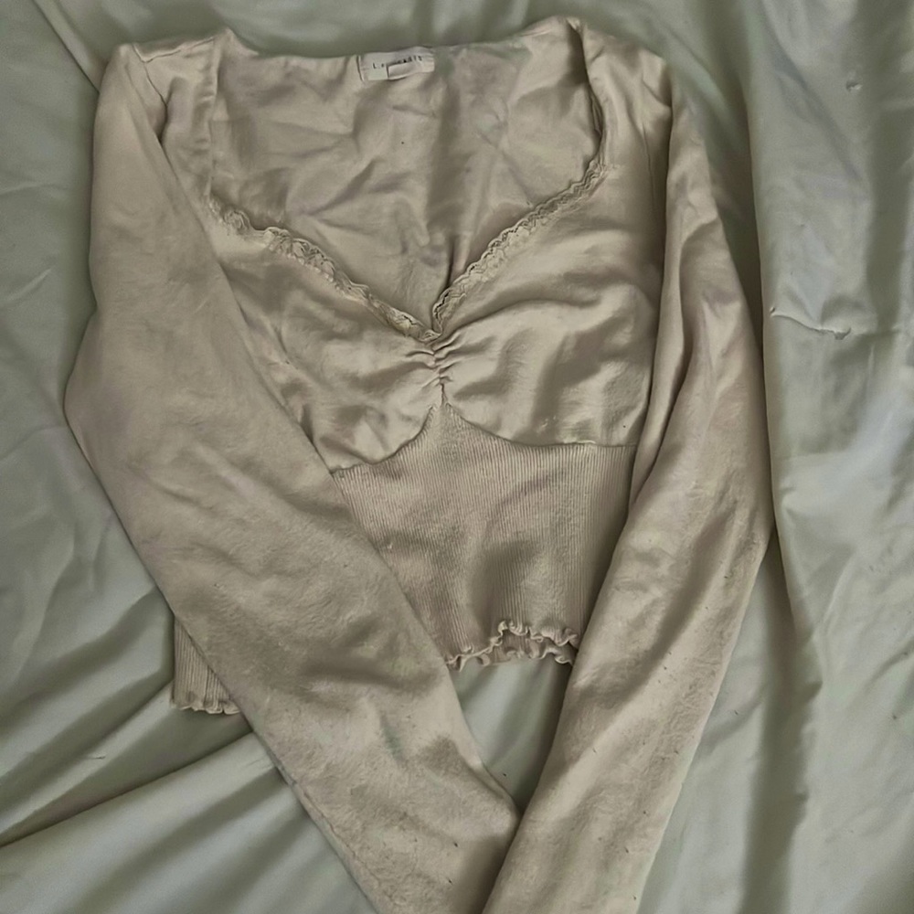 Tan LA hearts long sleeve shirt